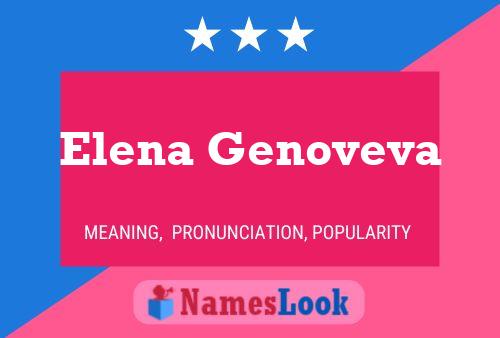 Elena Genoveva Namensposter