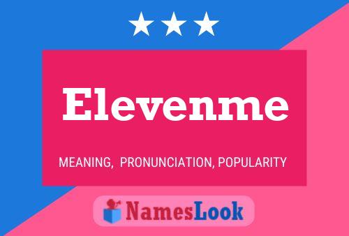 Elevenme Namensposter