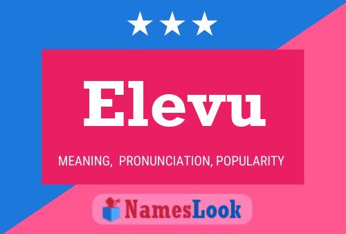 Elevu Namensposter