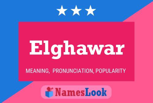 Elghawar Namensposter