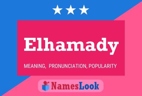 Elhamady Namensposter