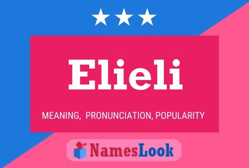 Elieli Namensposter