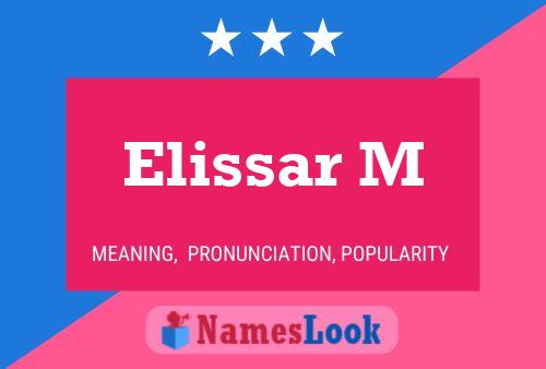 Elissar M Namensposter