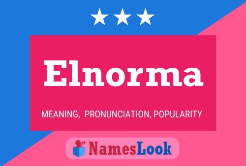 Elnorma Namensposter