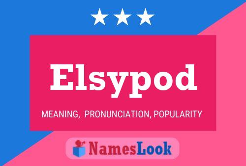 Elsypod Namensposter