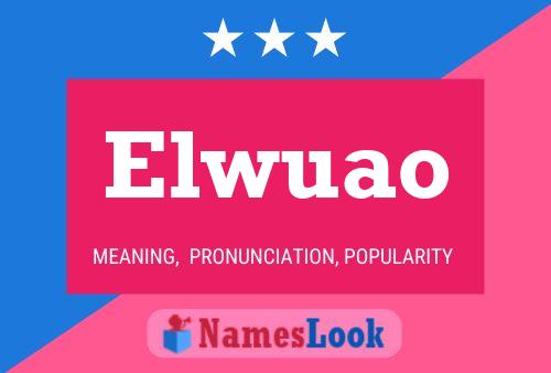 Elwuao Namensposter