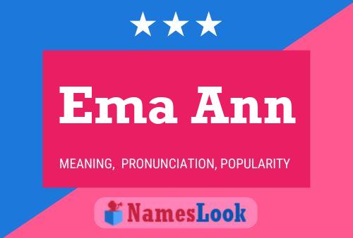 Ema Ann Namensposter