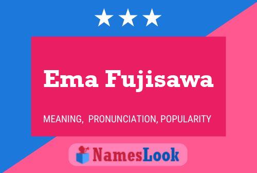 Ema Fujisawa Namensposter