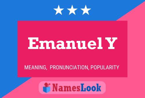 Emanuel Y Namensposter