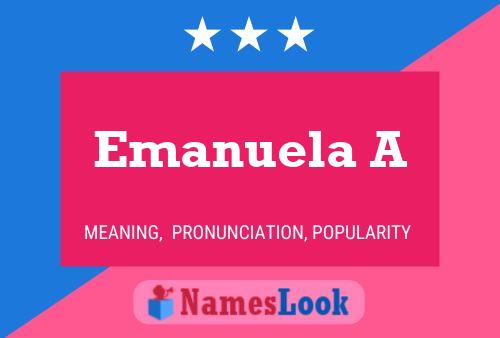 Emanuela A Namensposter