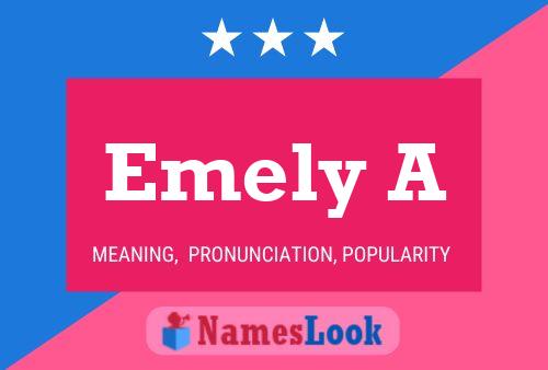 Emely A Namensposter