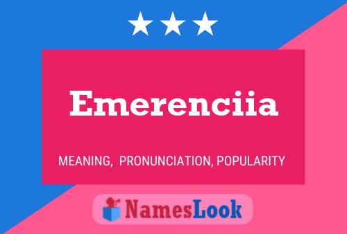 Emerenciia Namensposter