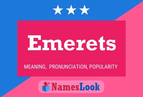 Emerets Namensposter