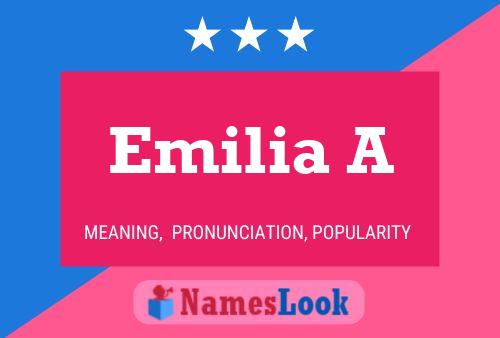 Emilia A Namensposter