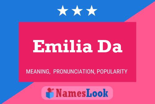 Emilia Da Namensposter