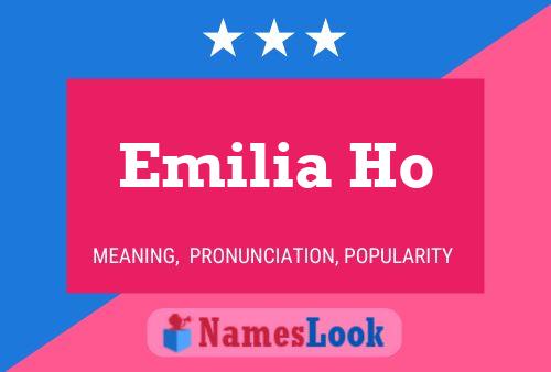 Emilia Ho Namensposter