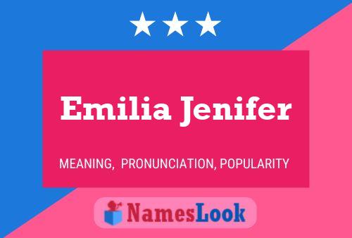 Emilia Jenifer Namensposter