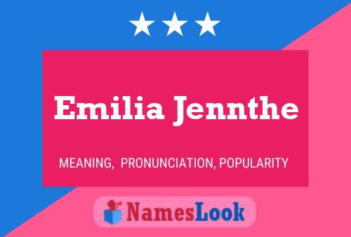 Emilia Jennthe Namensposter