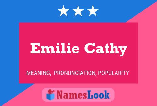 Emilie Cathy Namensposter