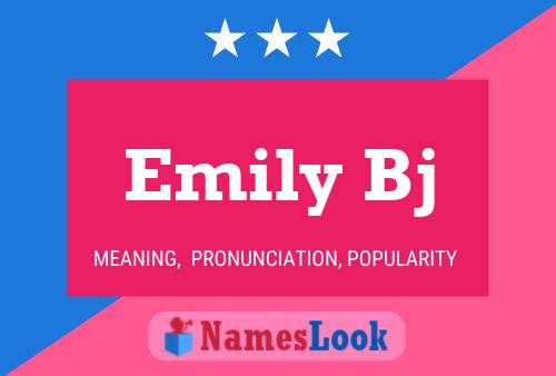 Emily Bj Namensposter