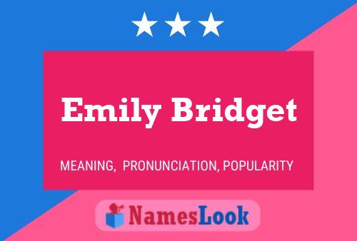 Emily Bridget Namensposter