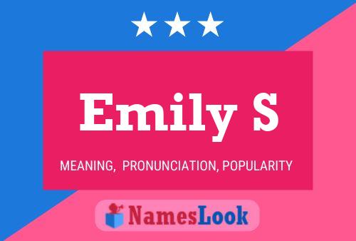 Emily S Namensposter