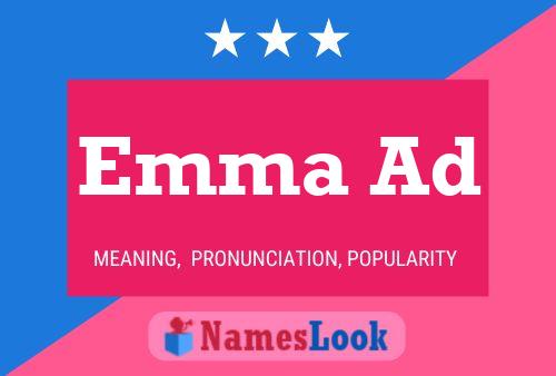 Emma Ad Namensposter