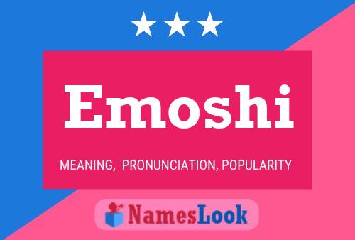 Emoshi Namensposter