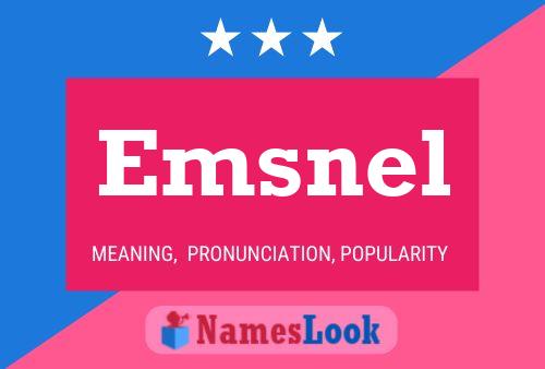 Emsnel Namensposter