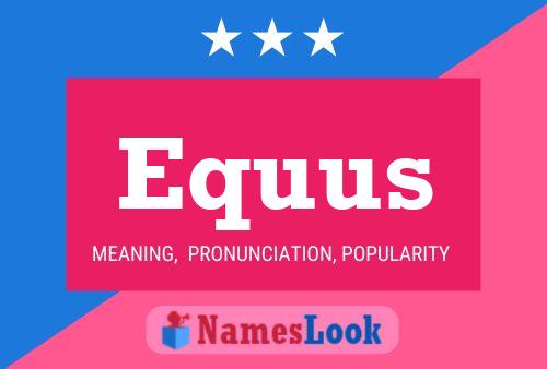 Equus Namensposter