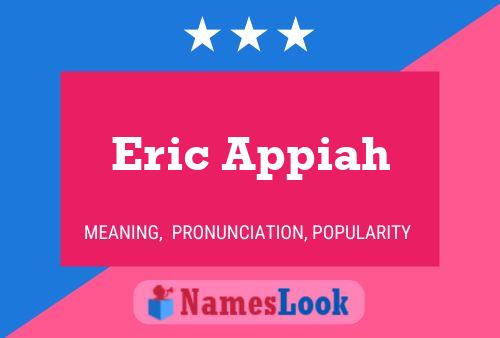 Eric Appiah Namensposter