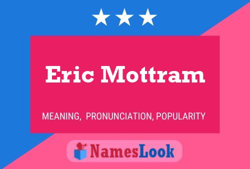 Eric Mottram Namensposter