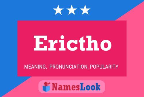 Erictho Namensposter