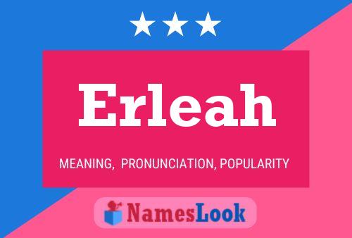 Erleah Namensposter