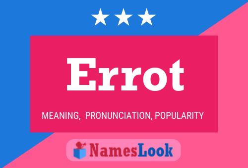 Errot Namensposter