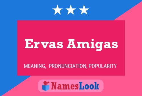 Ervas Amigas Namensposter