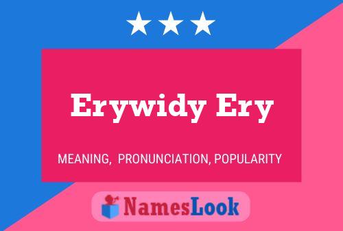 Erywidy Ery Namensposter