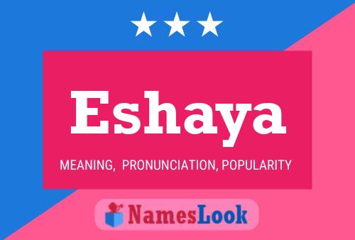 Eshaya Namensposter