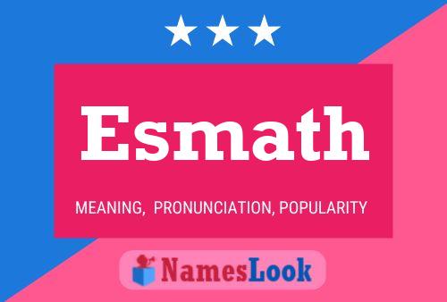 Esmath Namensposter