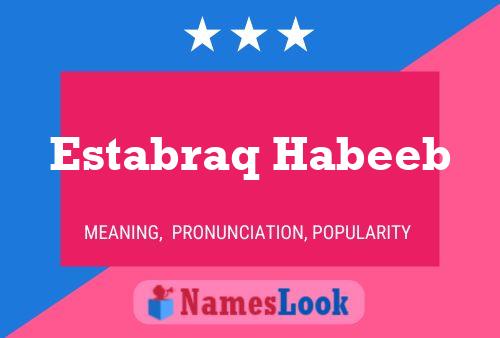 Estabraq Habeeb Namensposter