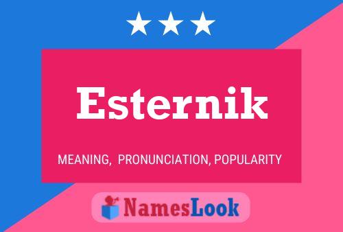 Esternik Namensposter