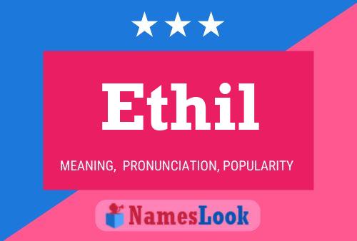 Ethil Namensposter