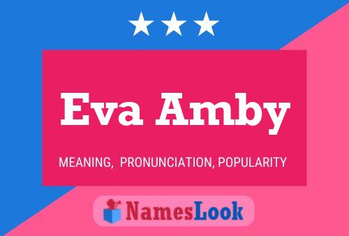 Eva Amby Namensposter