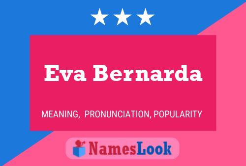 Eva Bernarda Namensposter