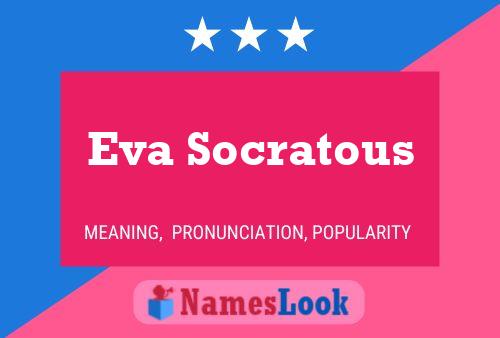 Eva Socratous Namensposter