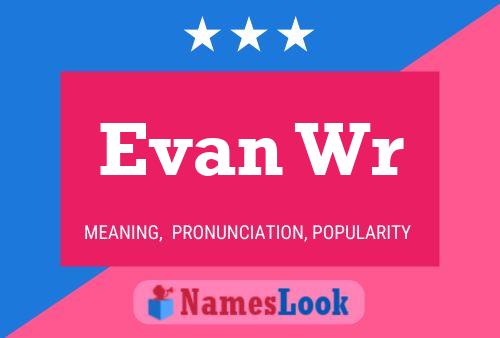 Evan Wr Namensposter