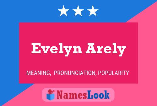 Evelyn Arely Namensposter