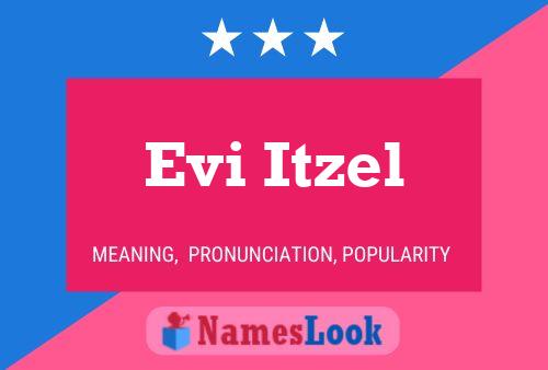 Evi Itzel Namensposter