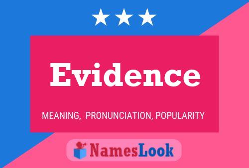 Evidence Namensposter