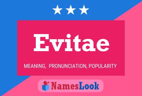 Evitae Namensposter